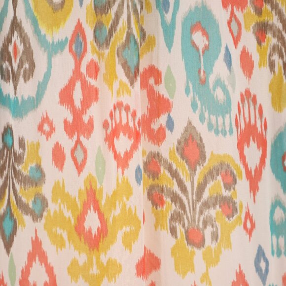 ANTHROPOLOGIE Maureen Babydoll Tiered Tunic Blouse Boho Colorful Size M - Picture 7 of 10